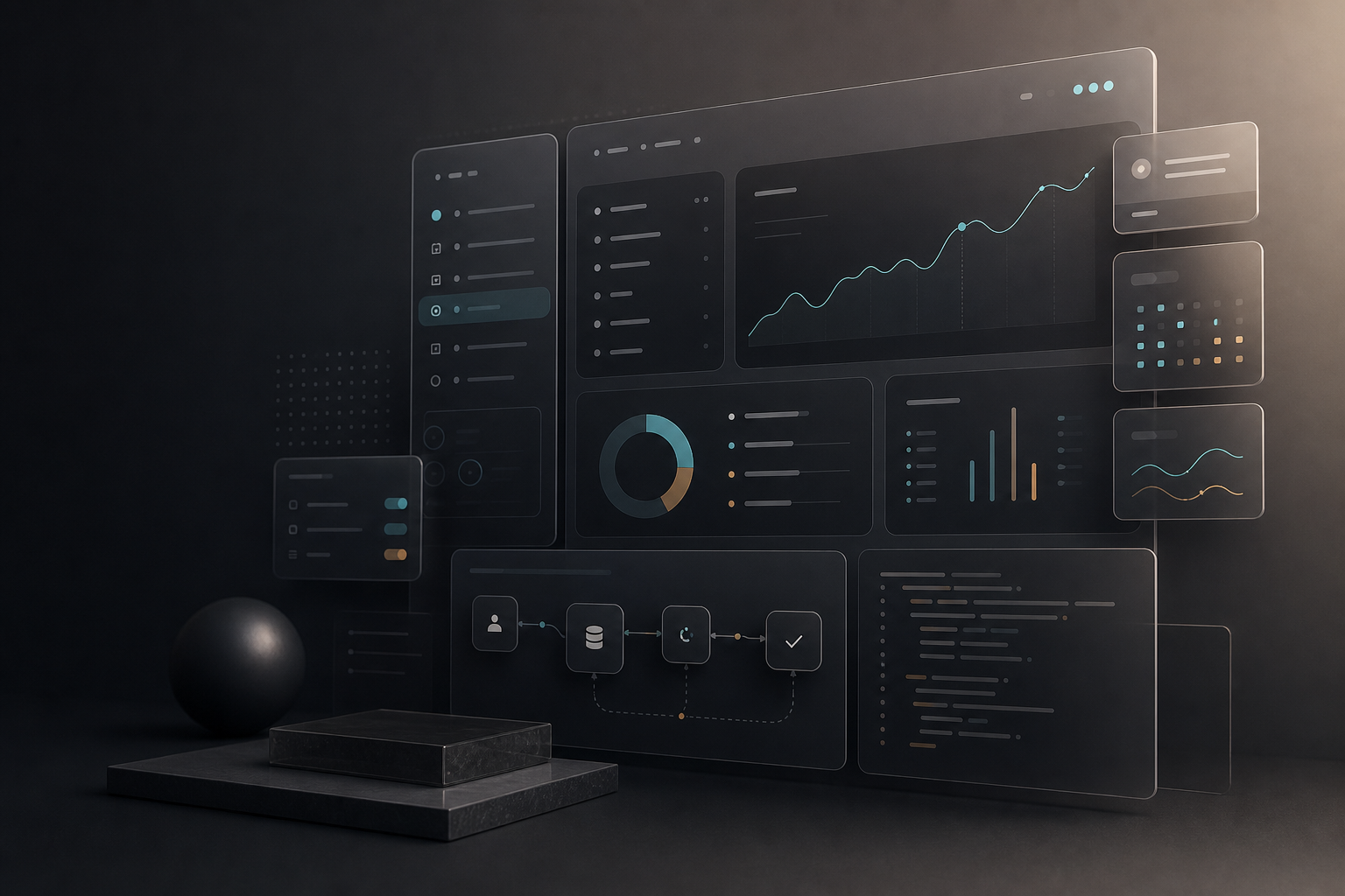 Portfolio interface preview